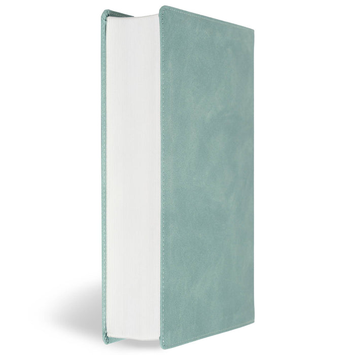 NASB Notetaking Bible, Large Print Edition, Earthen Teal SuedeSoft LeatherTouch