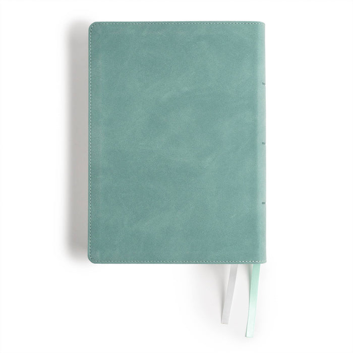 NASB Notetaking Bible, Large Print Edition, Earthen Teal SuedeSoft LeatherTouch