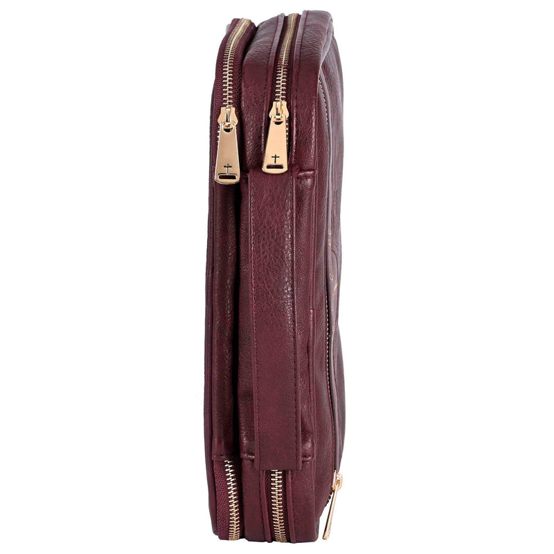 Walk By Faith Burgundy XLarge Bible Cover