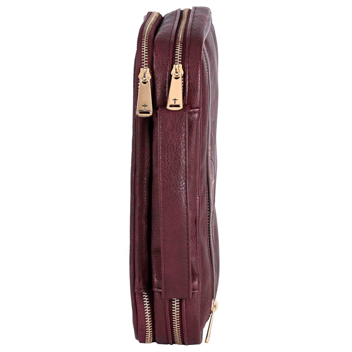 Walk By Faith Burgundy XLarge Bible Cover