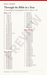 Ready Answer Card 13, front: undated chronological Bible readings for Days 1 through 90
