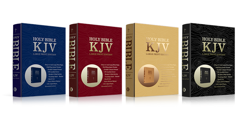 KJV Bible - Large Print Edition - Sand