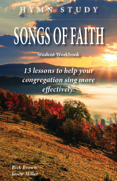Songs of Faith Hymn Study Student Workbook SLIGHTLY WORN OR DAMAGED