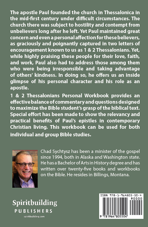 1 & 2 Thessalonians Personal Workbook by Chad Sychtysz