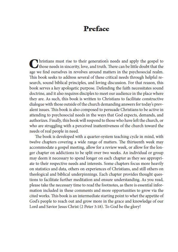 Behold the Pit: Christianity and Psychosocial Issues
