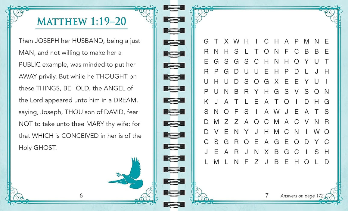 Brain Games - Bible Word Search: The Gospels - Large Print
