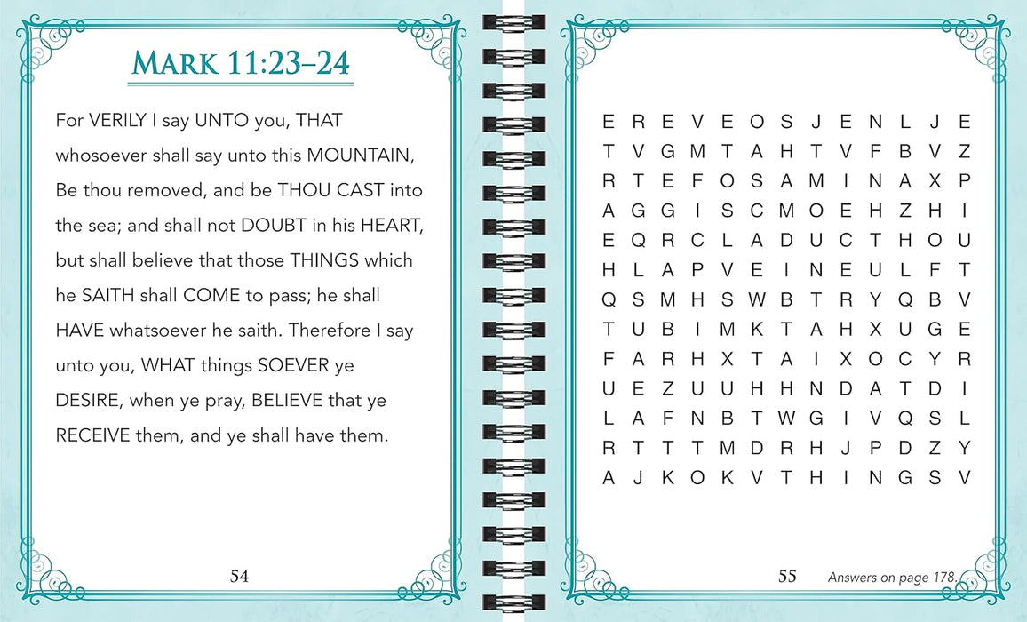 Brain Games - Bible Word Search: The Gospels - Large Print