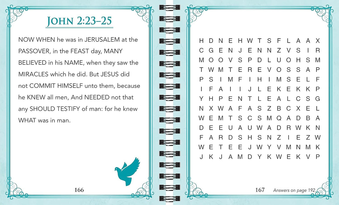 Brain Games - Bible Word Search: The Gospels - Large Print