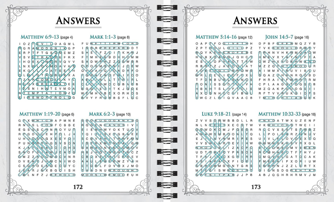 Brain Games - Bible Word Search: The Gospels - Large Print