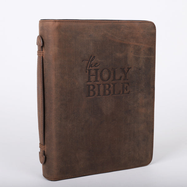 Bible Cover – Buffalo Leather – Size L