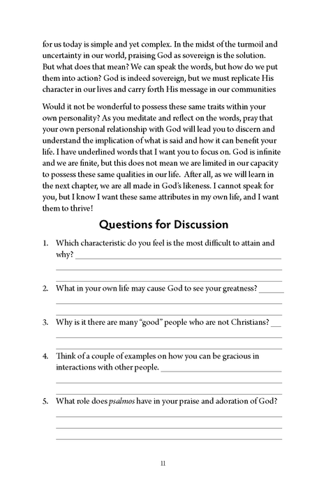 Allow Your Goodness to Thrive: A Plan for Sharing in the Divine Nature of Our God
