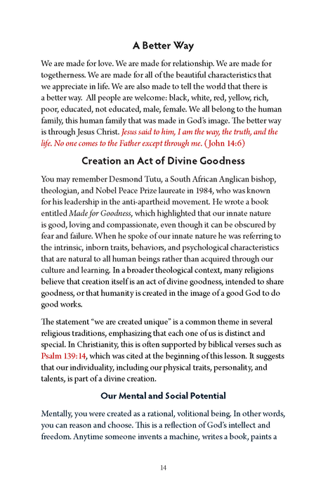 Allow Your Goodness to Thrive: A Plan for Sharing in the Divine Nature of Our God