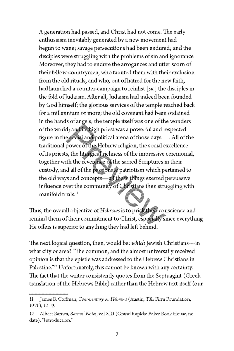Hebrews: Quick Study Commentary by Chad Sychtysz: A Clear, Verse-by-Verse Study on the Supremacy of Christ