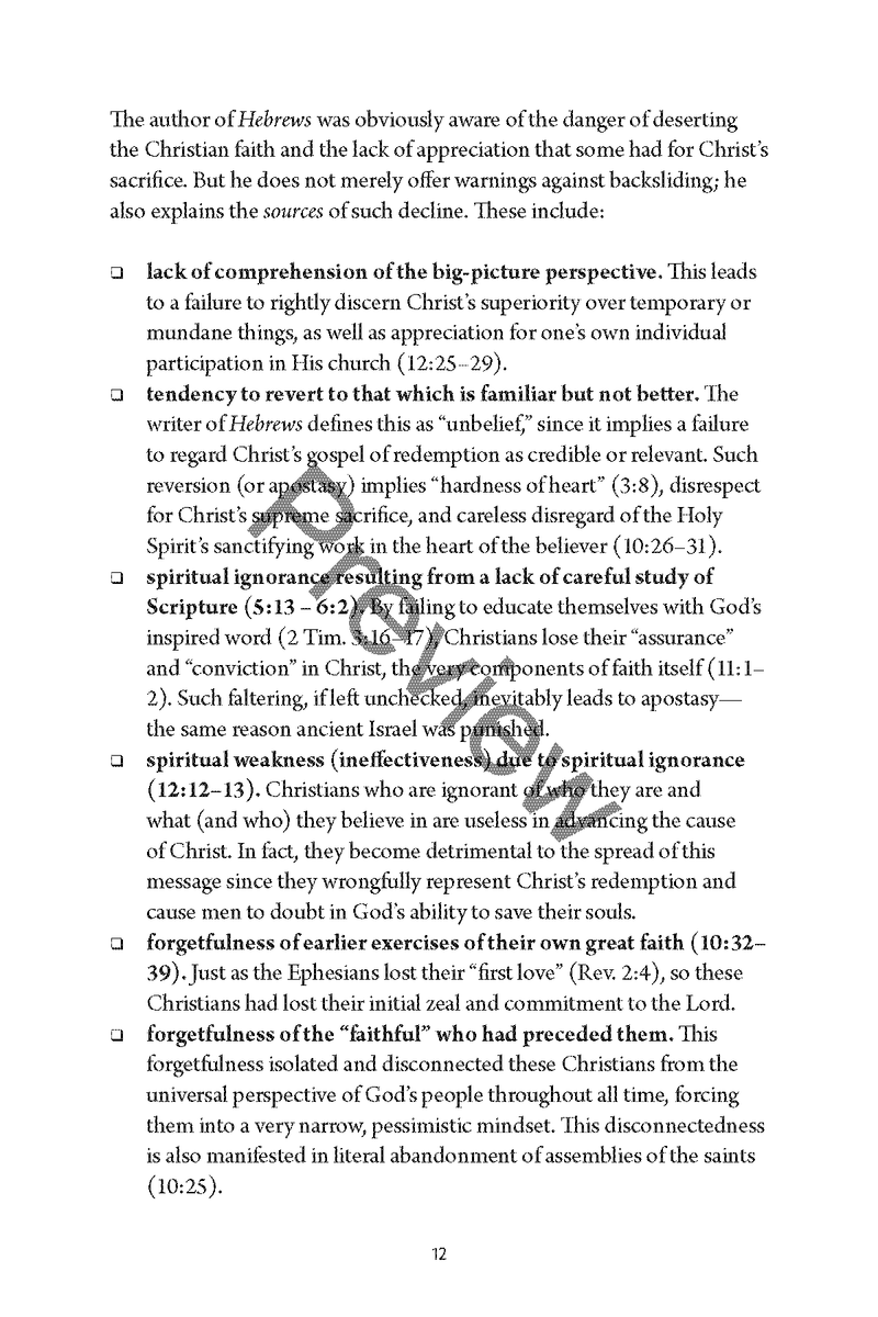 Hebrews: Quick Study Commentary by Chad Sychtysz: A Clear, Verse-by-Verse Study on the Supremacy of Christ