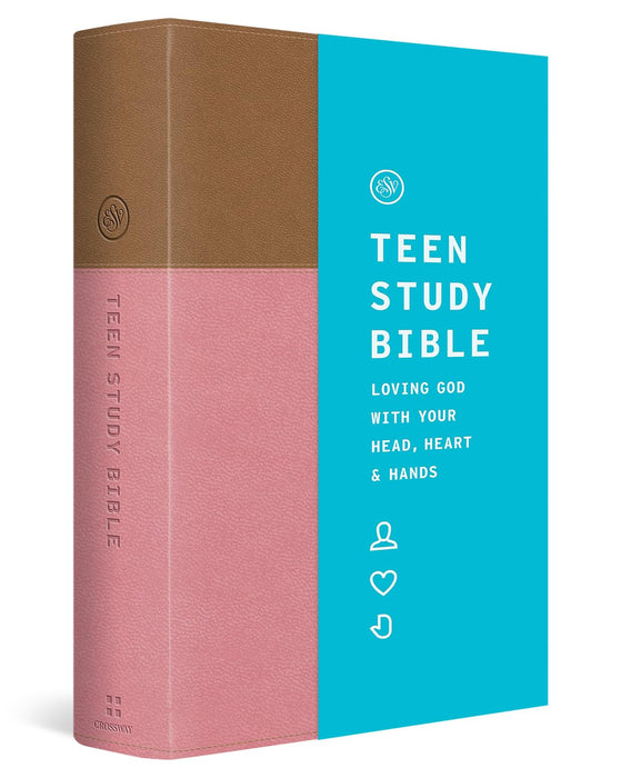 ESV Teen Study Bible (TruTone, Blush/Caramel)