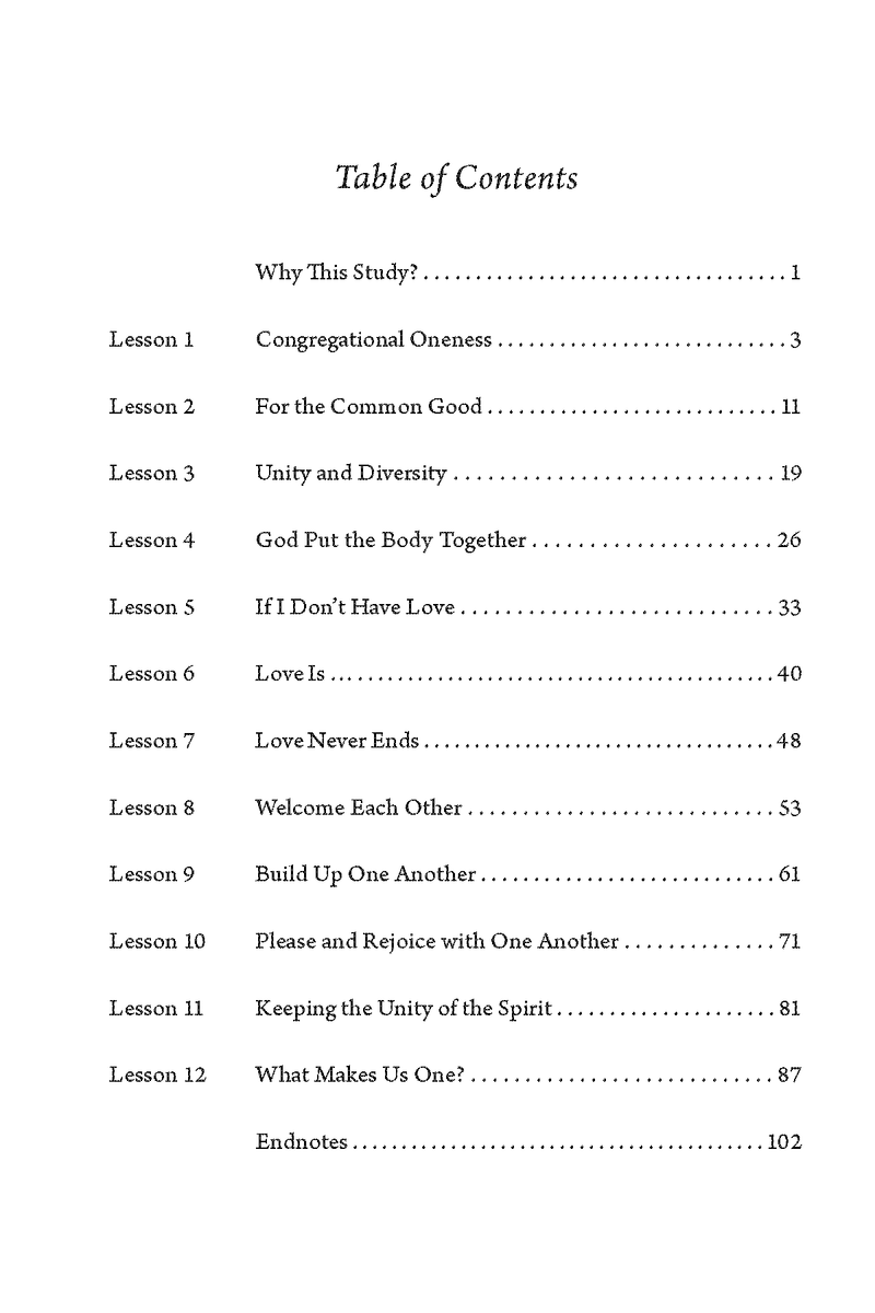 A Better Way: Paul's Guidebook for Church Unity