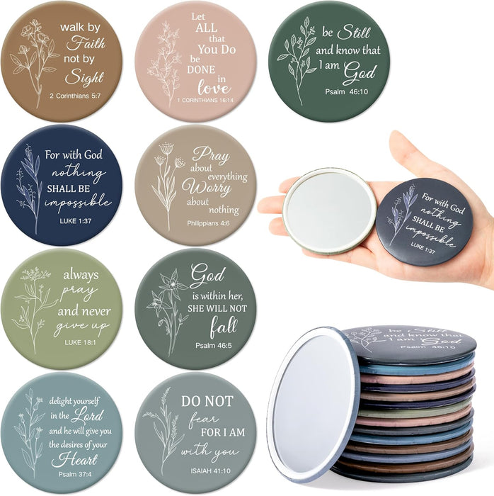 Bible Verse Compact Mirror