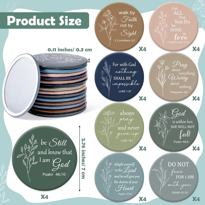 Bible Verse Compact Mirror