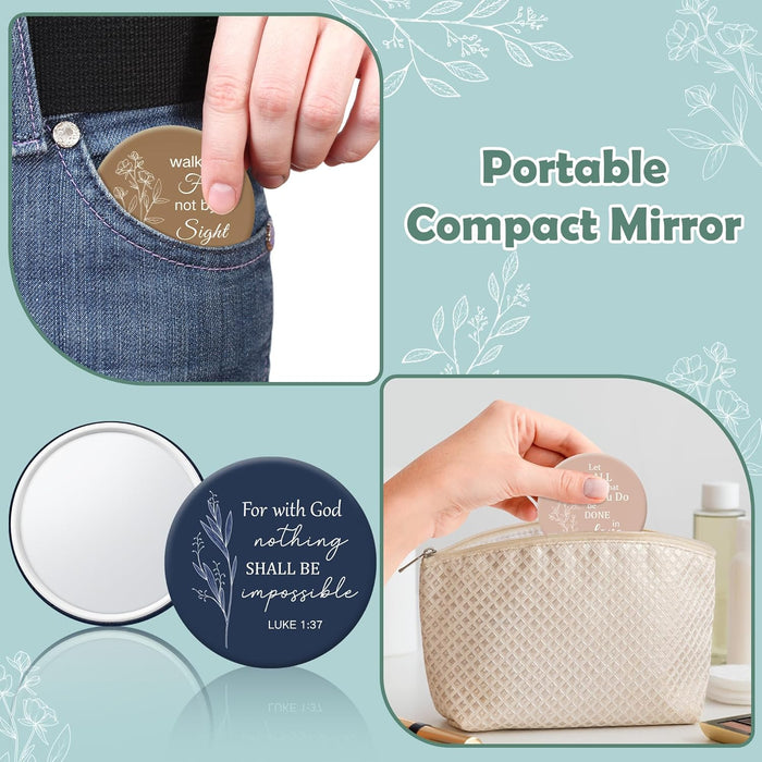 Bible Verse Compact Mirror