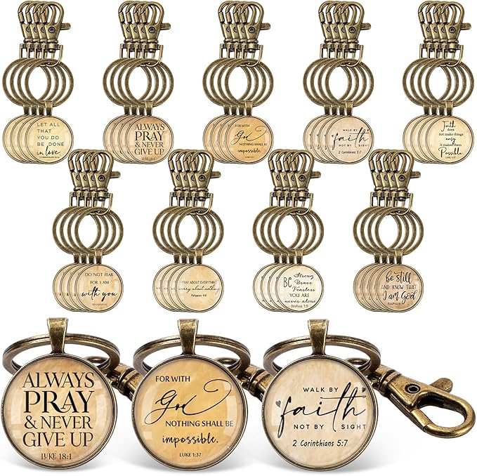 Bible Verse Keychains