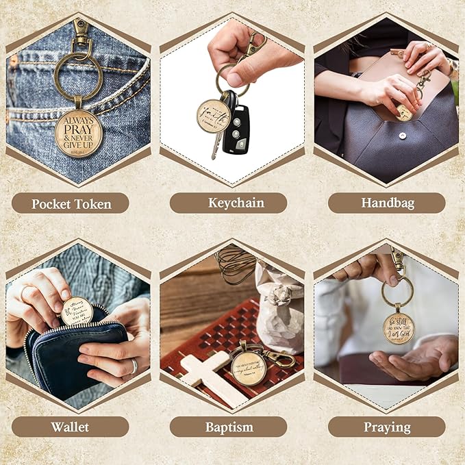 Bible Verse Keychains