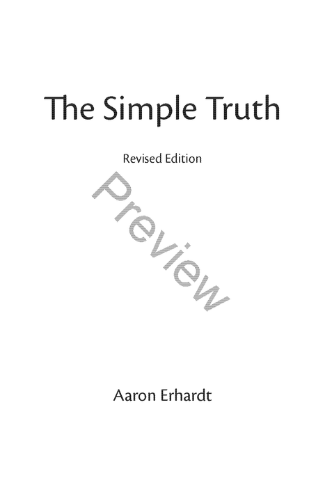 The Simple Truth (Revised) by Aaron Erhardt (Hardcover)