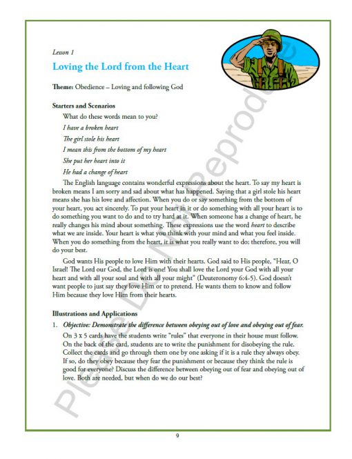I’m in the Lord’s Army – Teacher’s Guide