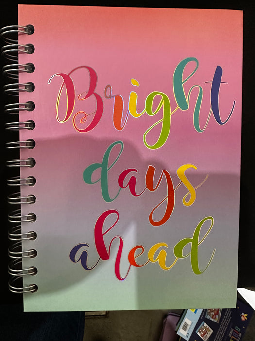 Bright Days Ahead Spiral Journal