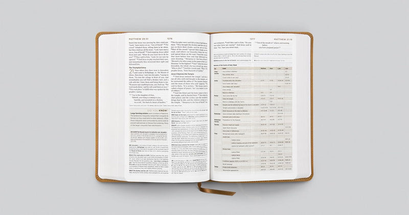 ESV Student Study Bible (TruTone, Nubuck Caramel, Wildflower Design)