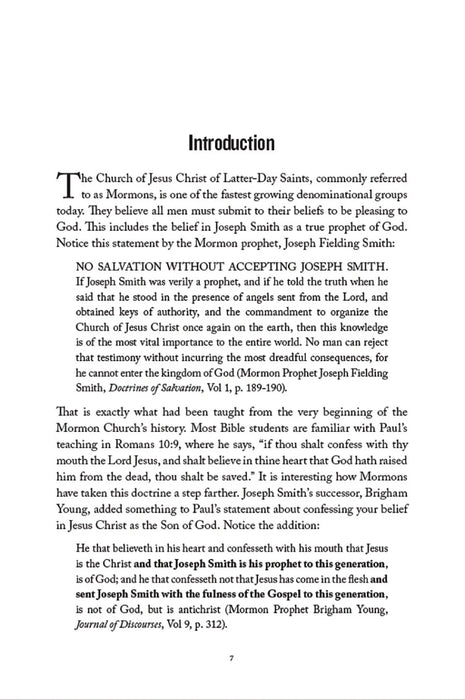Mormonism: Will it Stand the Test?