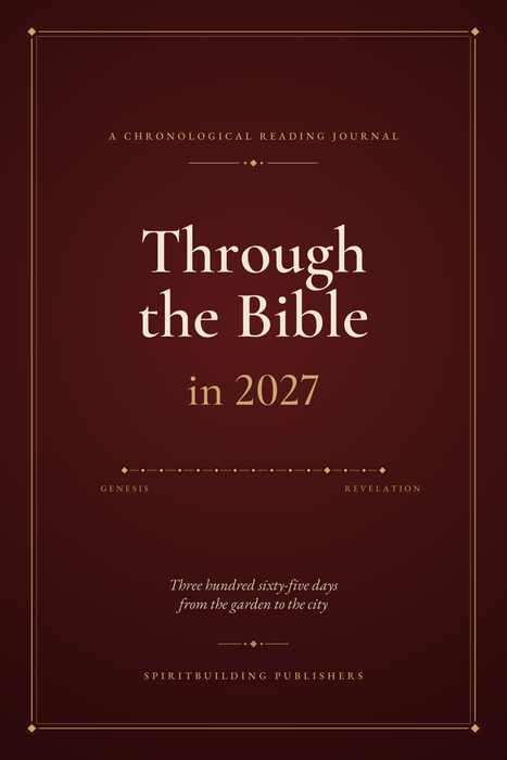 Through the Bible in 2027: A Chronological Bible Reading Journal (6 x 9 in Softcover)