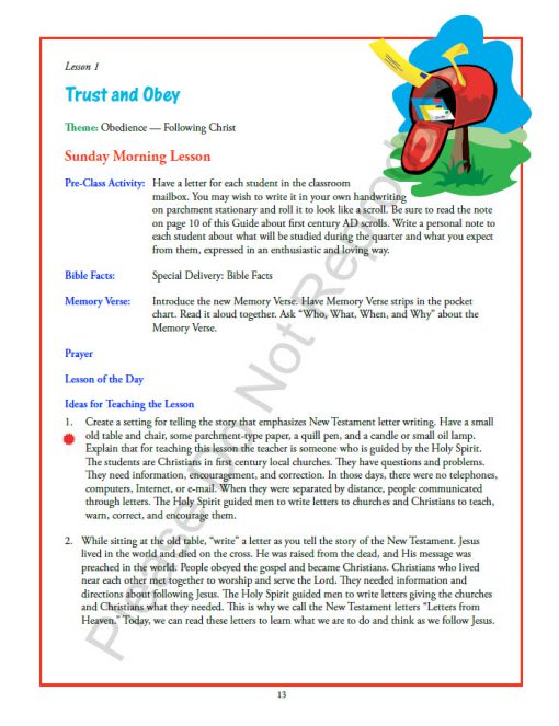 Letters from Heaven - Teacher Guide