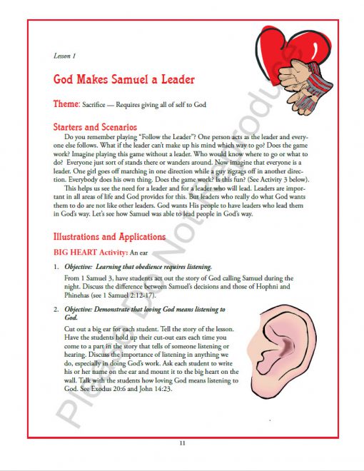 Loving Hearts & Working Hands – Teacher Lesson Guide