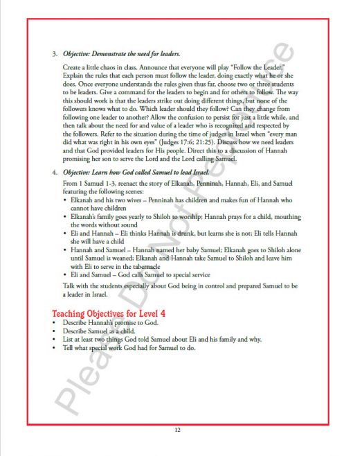 Loving Hearts & Working Hands – Teacher Lesson Guide