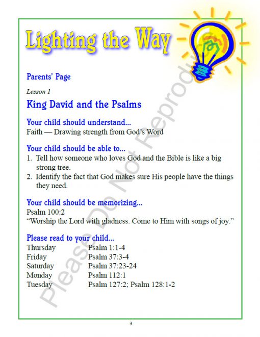 Lighting the Way - Student Workbook