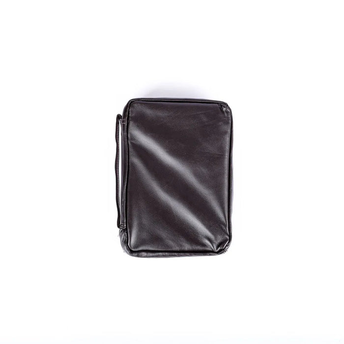 Bible Cover – Brown Lambskin Leather – Size Large