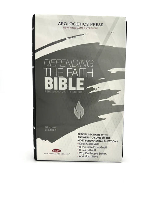 Defending the Faith Bible Personal Carry Edition (Genuine Leather)