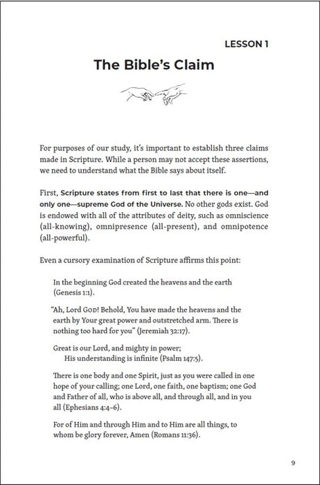 The Christian and Creation: A Workbook on Bible Evidences and Apologetics