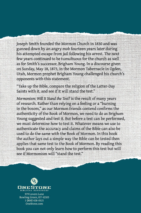 Mormonism: Will it Stand the Test?
