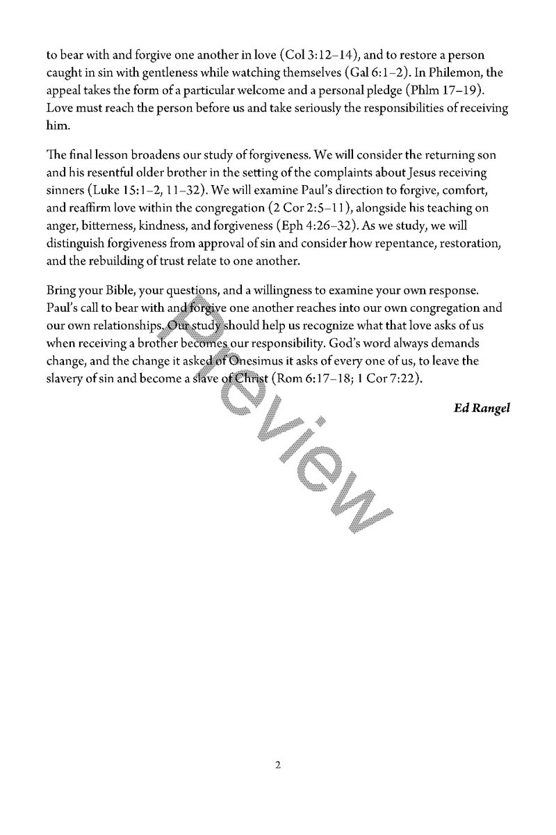 Receive Him as a Brother by Ed Rangel — preview page 10
