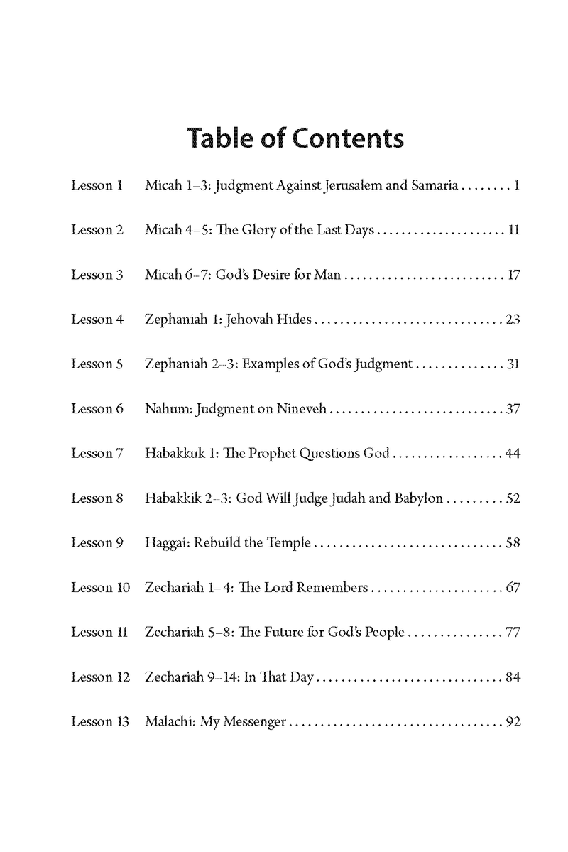 The Minor Prophets: Mighty Messengers of God Volume 2: Micah-Malachi