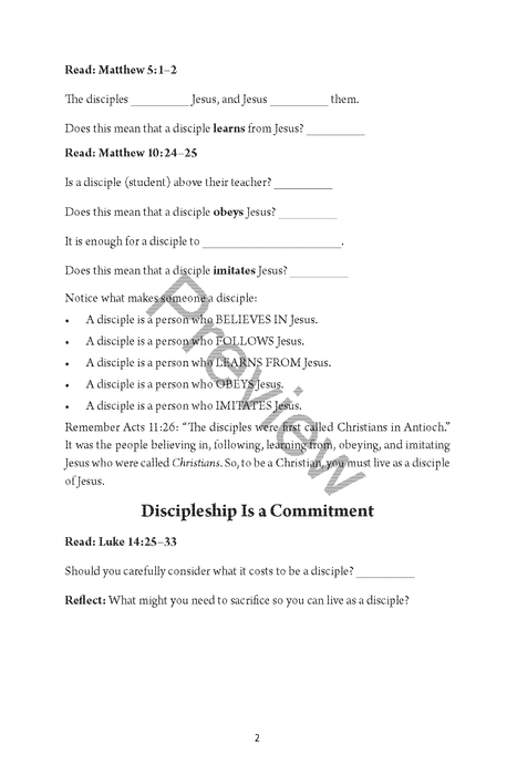 The Discipleship Starter Guide by Caleb Griffith