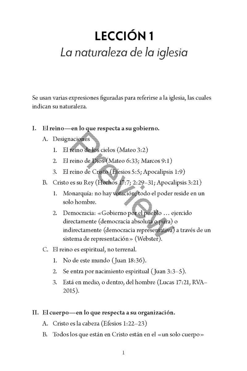 Un estudio de la iglesia del Nuevo Testamento Por Frank Jamerson