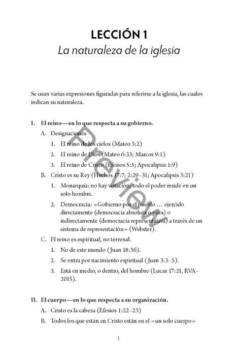 Un estudio de la iglesia del Nuevo Testamento Por Frank Jamerson