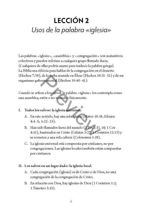 Un estudio de la iglesia del Nuevo Testamento Por Frank Jamerson
