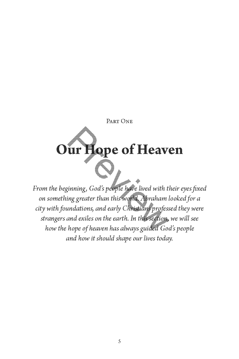 Eternal Promises, Eternal Home: A Study of Heaven - The City That is to Come