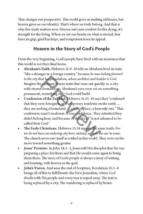 Eternal Promises, Eternal Home: A Study of Heaven - The City That is to Come