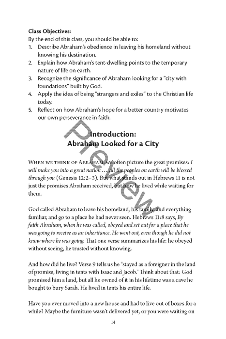 Eternal Promises, Eternal Home: A Study of Heaven - The City That is to Come