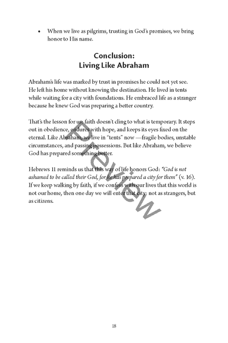 Eternal Promises, Eternal Home: A Study of Heaven - The City That is to Come