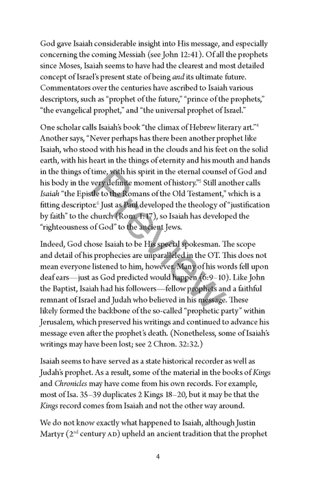 A Study of Isaiah by Chad Sychtysz